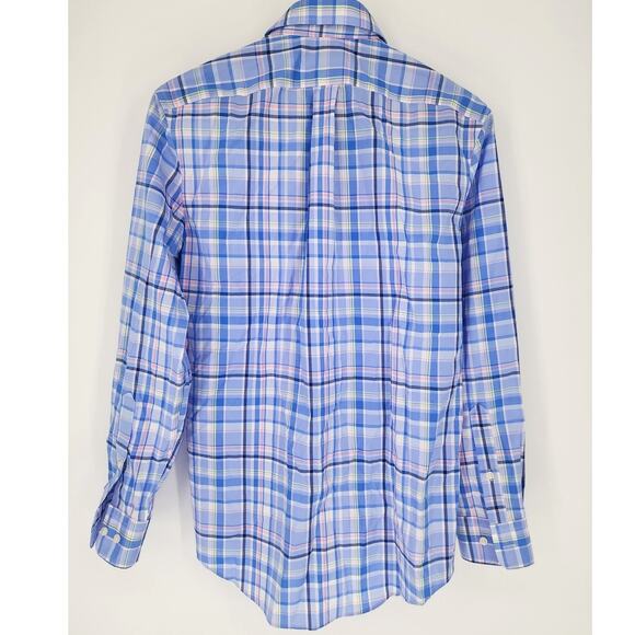 Lauren Ralph Lauren Men’s Plaid Button-Down Shirt Regular Fit Size 15 32/33 M - Picture 2 of 8